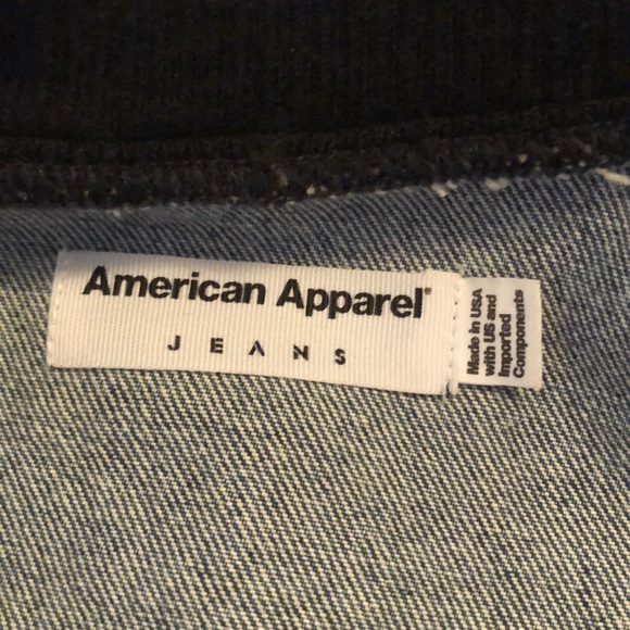 American Apparel Jean Bomber Jacket - Picture 4 of 4